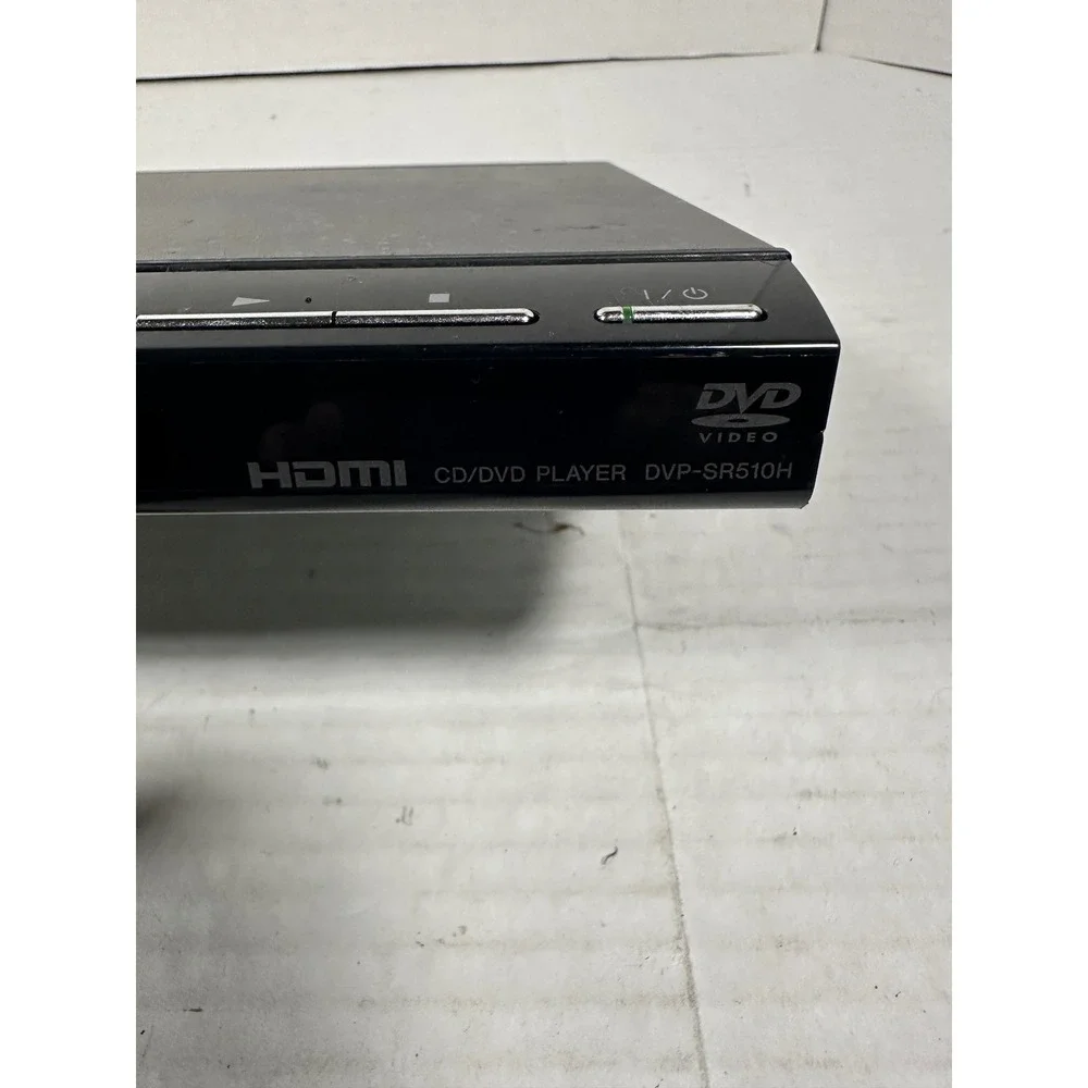 Sony DVP-SR510H CD/DVD Player HDMI 1080p Upscaling Black Media Player NO REMOTE